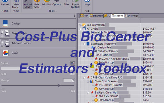 Cost-Plus Bid Center and the Estimators' Toolbox v4