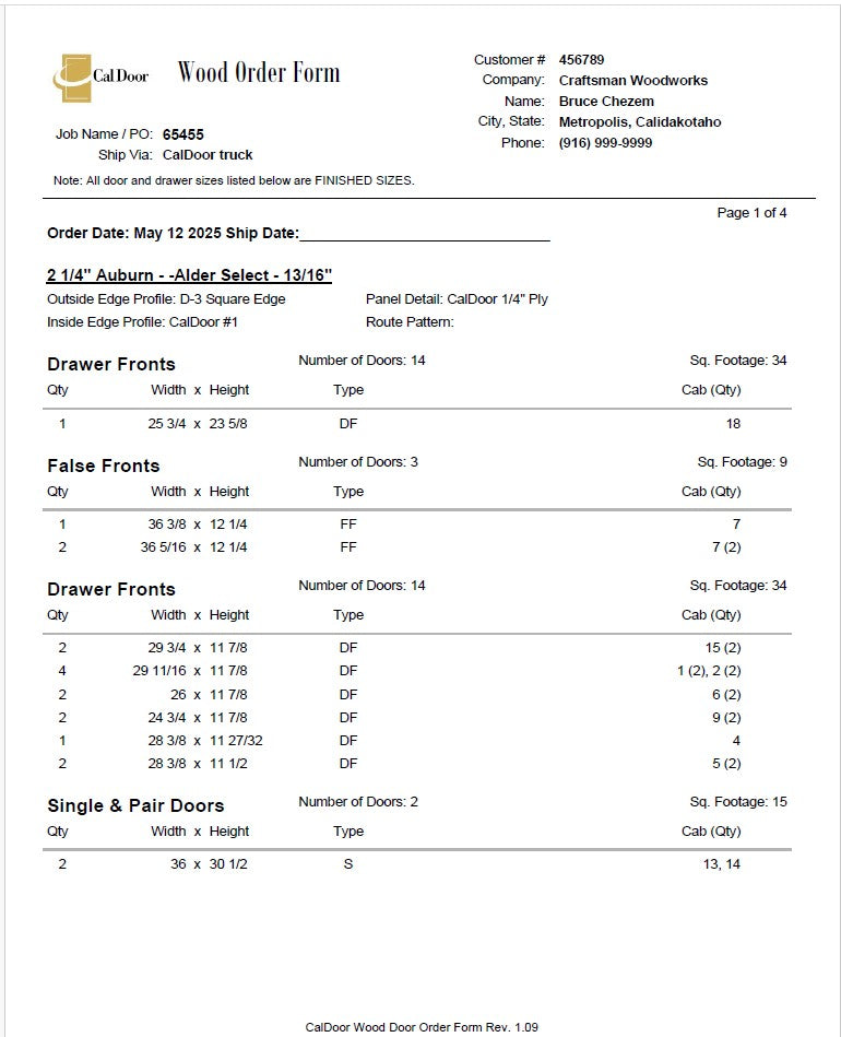 CWES' Popular 'Buy Out' Door Catalog